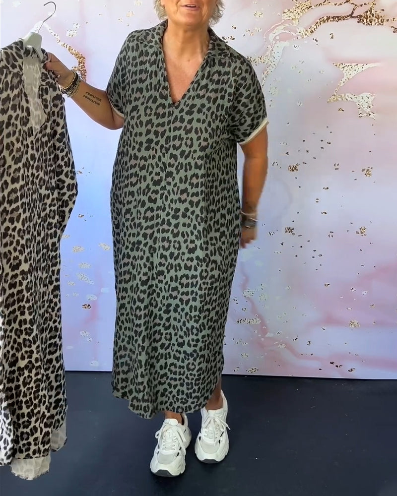 KATJA I KLEID MIT LEOPARDENMUSTER