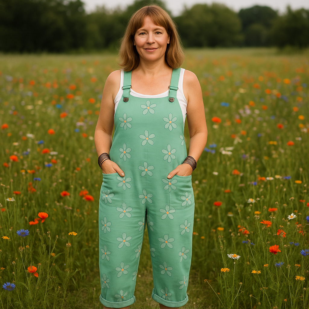 KUNIGUNDE I VINTAGE BEDRUCKTER JUMPSUIT