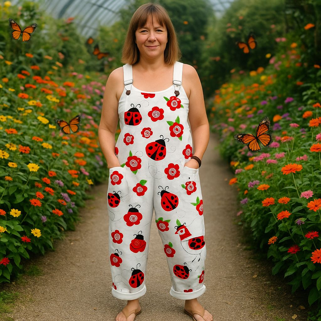 ELFRIEDE I VINTAGE BEDRUCKTER JUMPSUIT