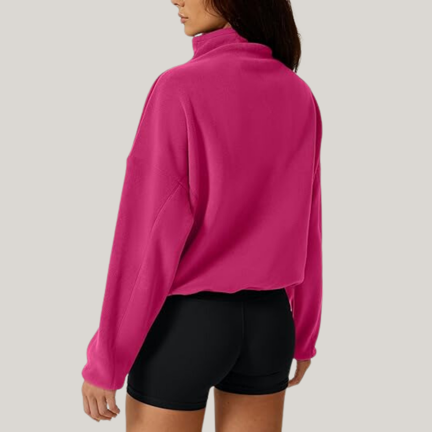 RITA I FLEECE-PULLOVER MIT REISSVERSCHLUSS