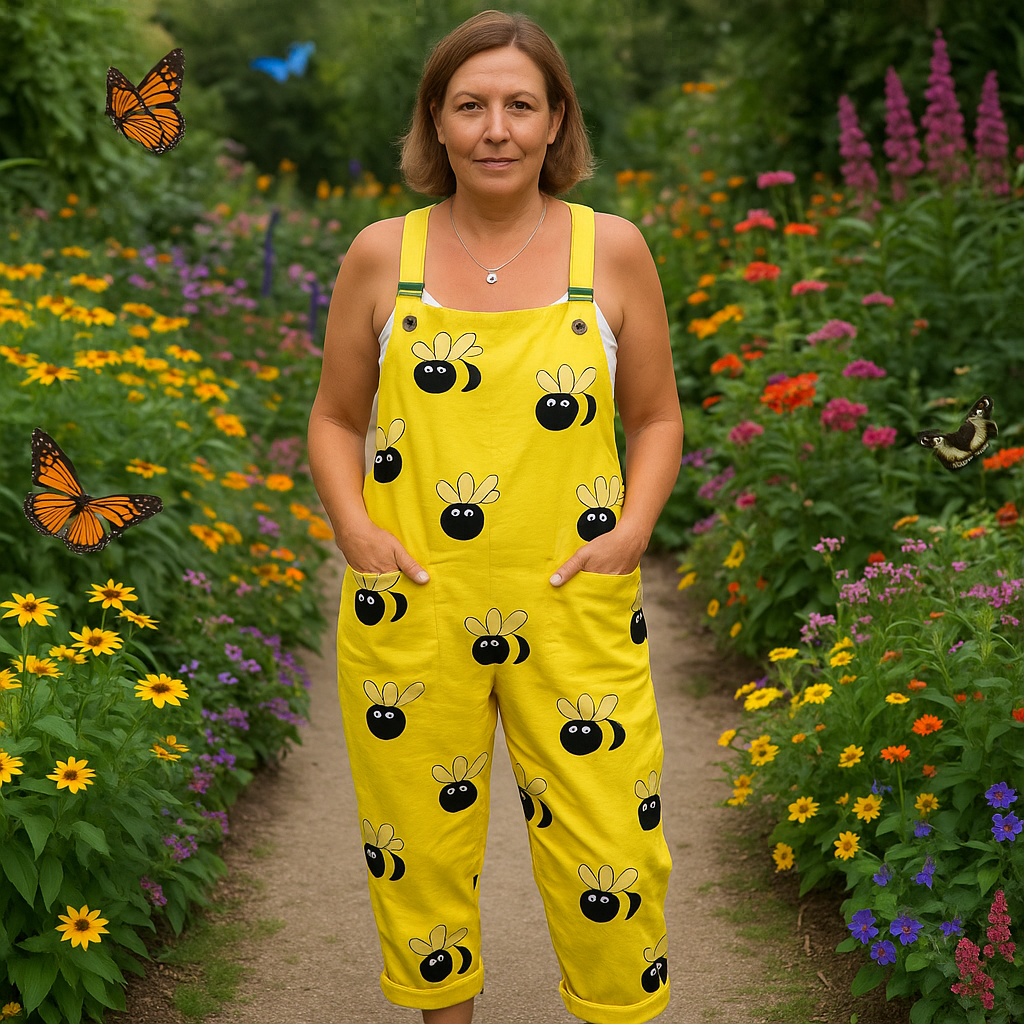 BENITA I VINTAGE BEDRUCKTER JUMPSUIT