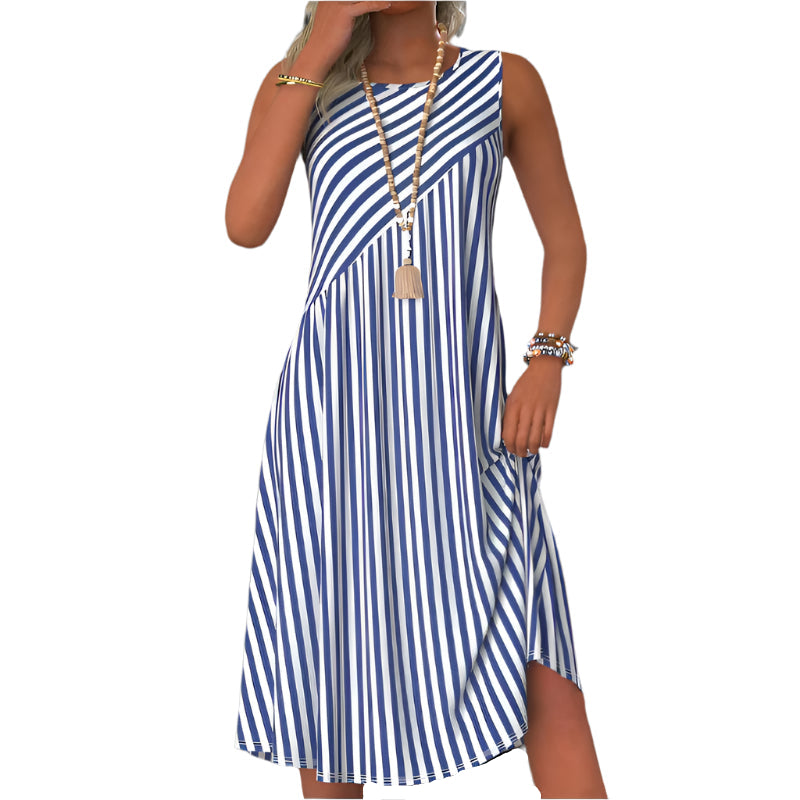 JUDIKA I KLASSISCH GESTREIFTES KLEID