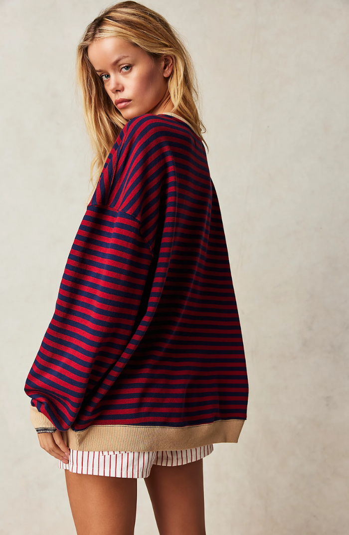 KARLA I GESTREIFTER PULLOVER