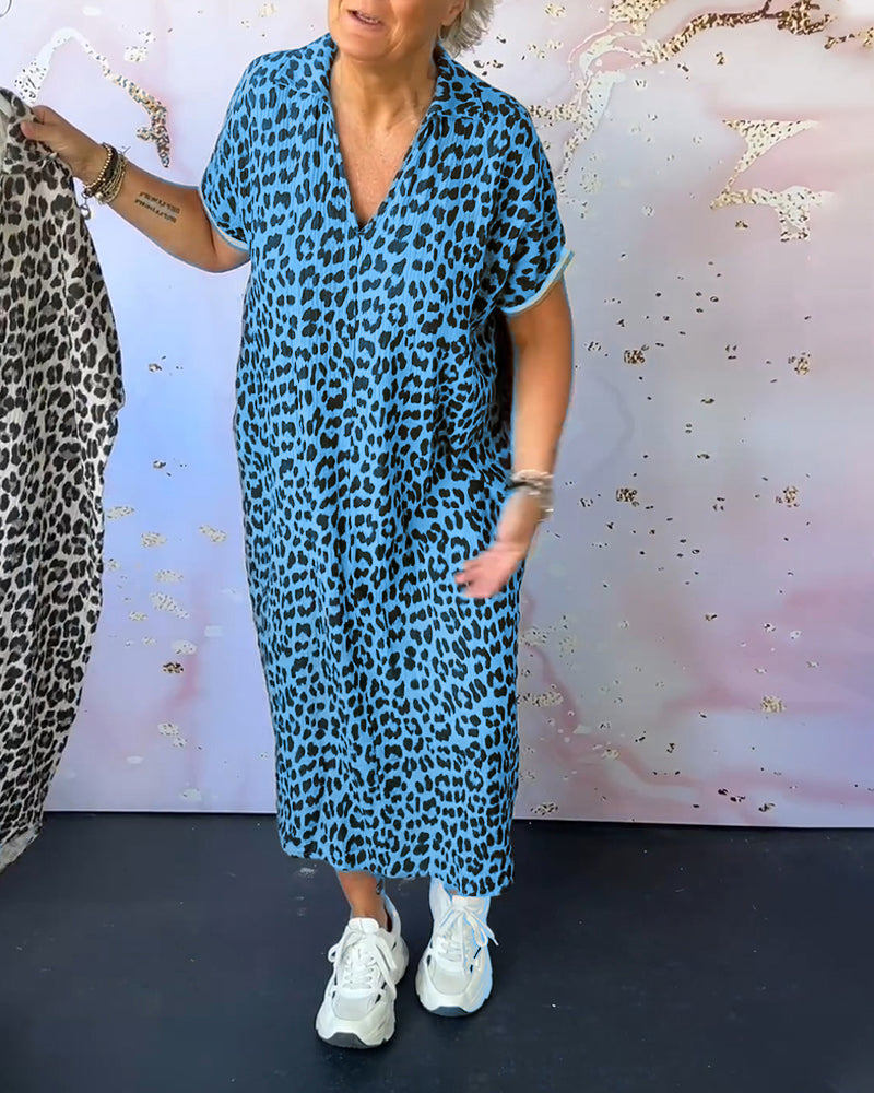 KATJA I KLEID MIT LEOPARDENMUSTER