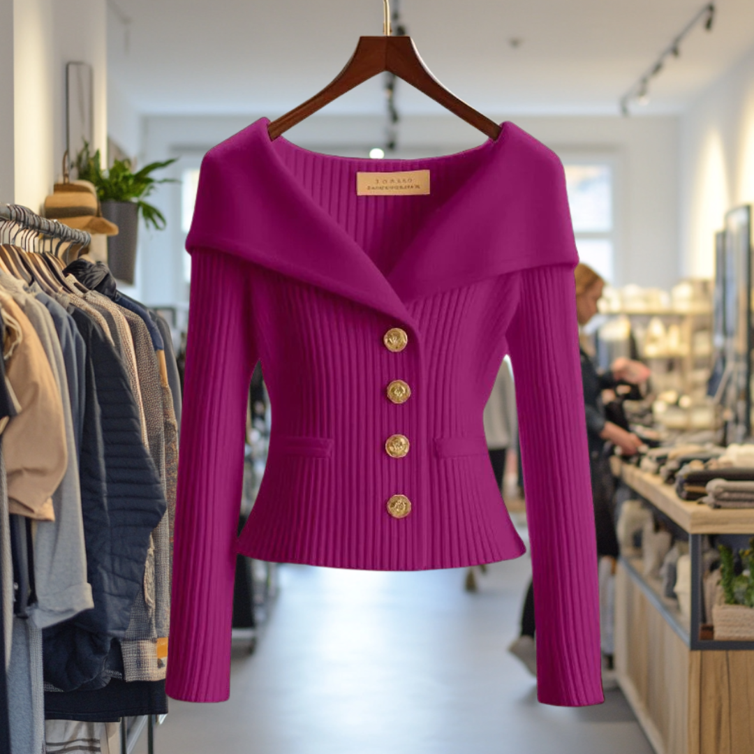 DETELIND I LUXURIÖSE STRICKJACKE
