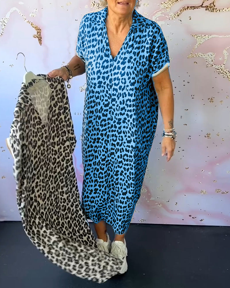 KATJA I KLEID MIT LEOPARDENMUSTER