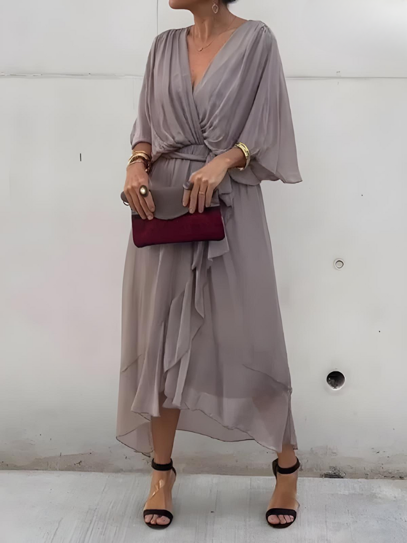 Zari - Langes elegantes Sommerkleid