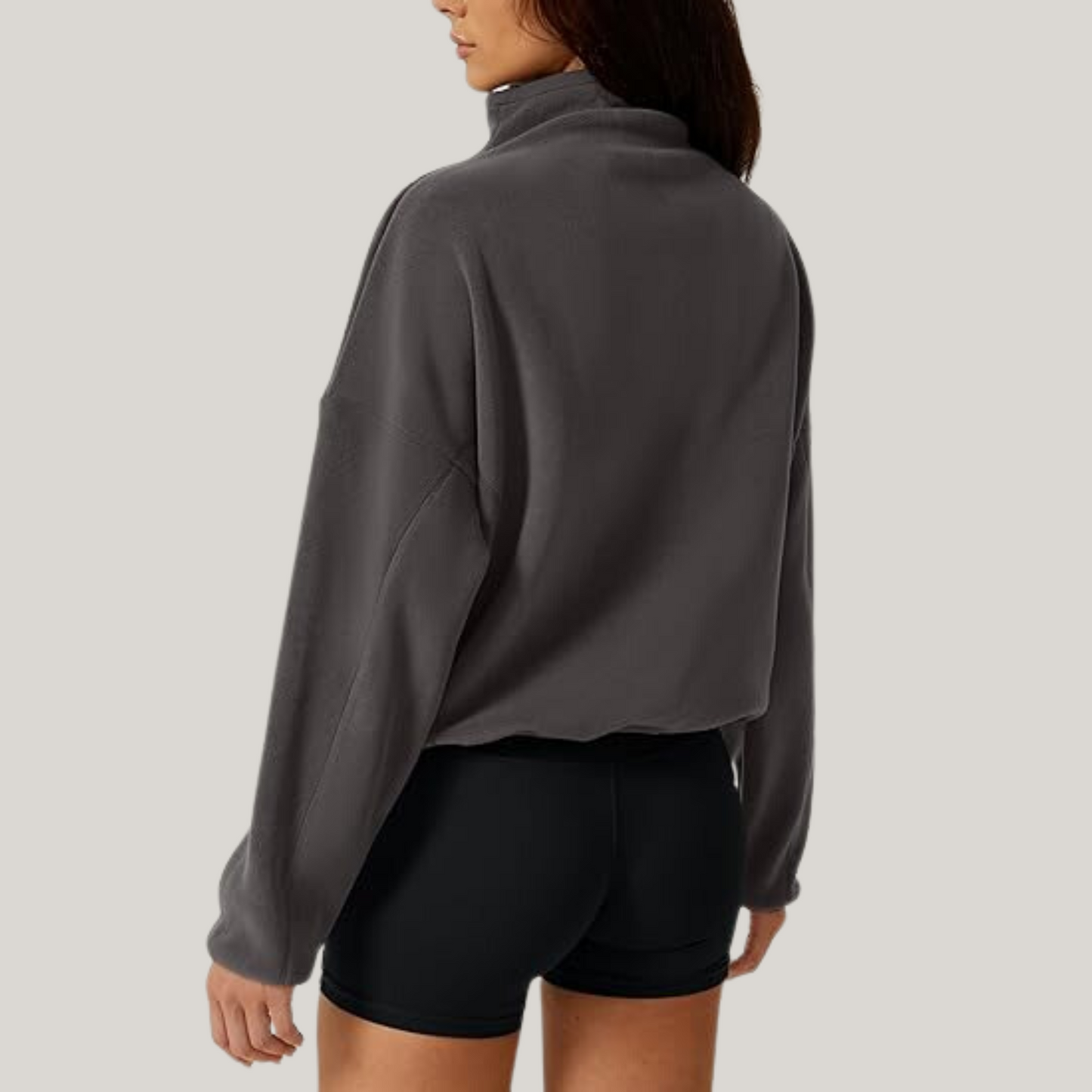 RITA I FLEECE-PULLOVER MIT REISSVERSCHLUSS