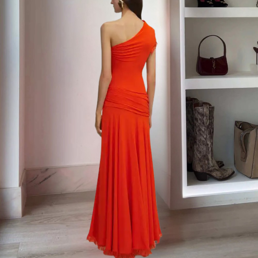 NALANI I EIN-SCHULTER-MAXIKLEID