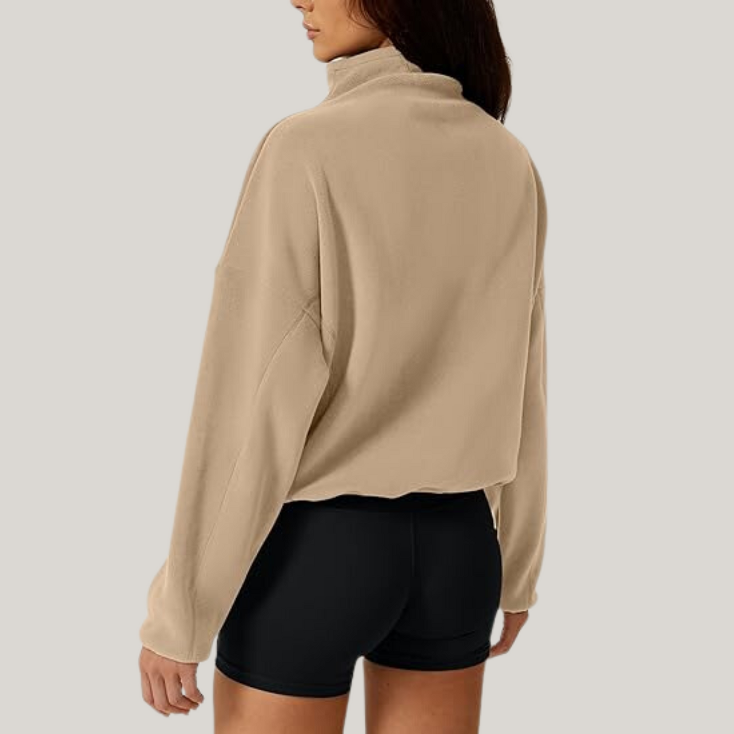 RITA I FLEECE-PULLOVER MIT REISSVERSCHLUSS