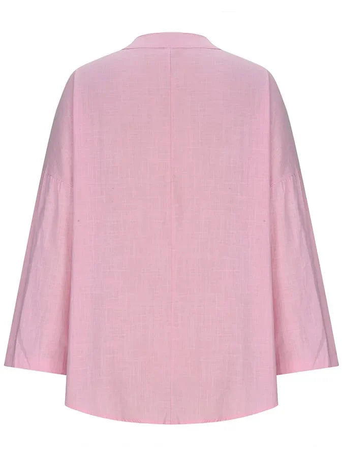 Lina – Lockeres Strandshirt mit langen Ärmeln