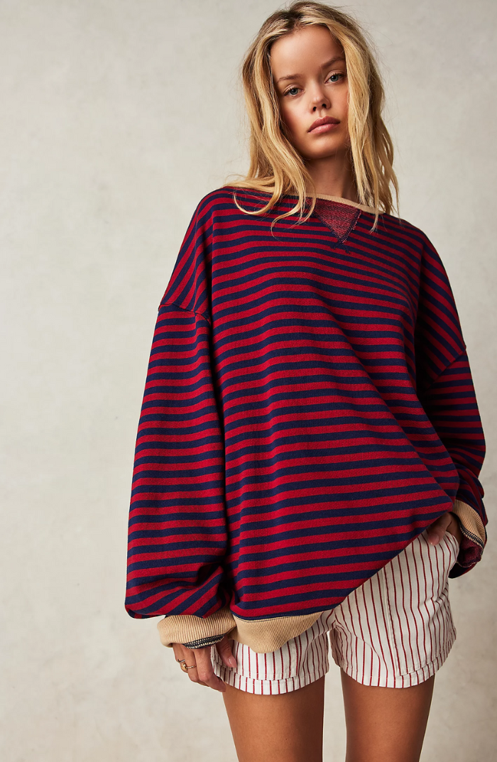 KARLA I GESTREIFTER PULLOVER