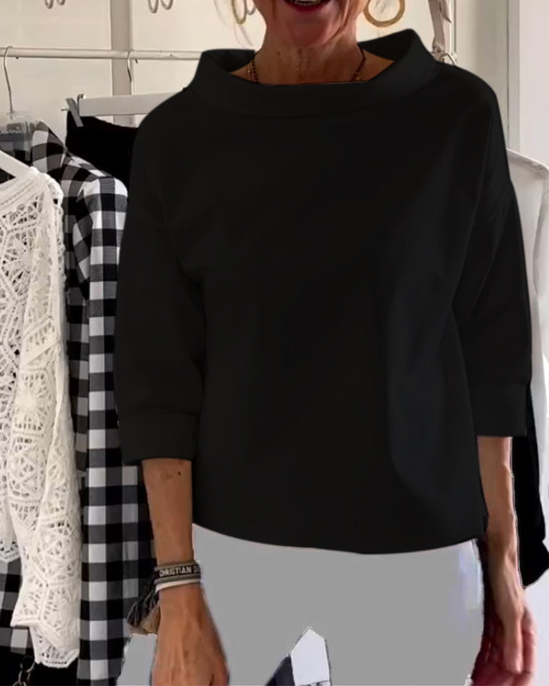 Elowen | Comfortable 3/4 Sleeve Blouse