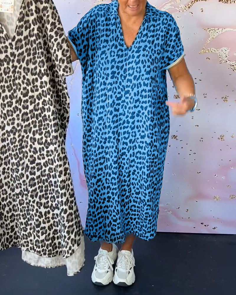 KATJA I KLEID MIT LEOPARDENMUSTER