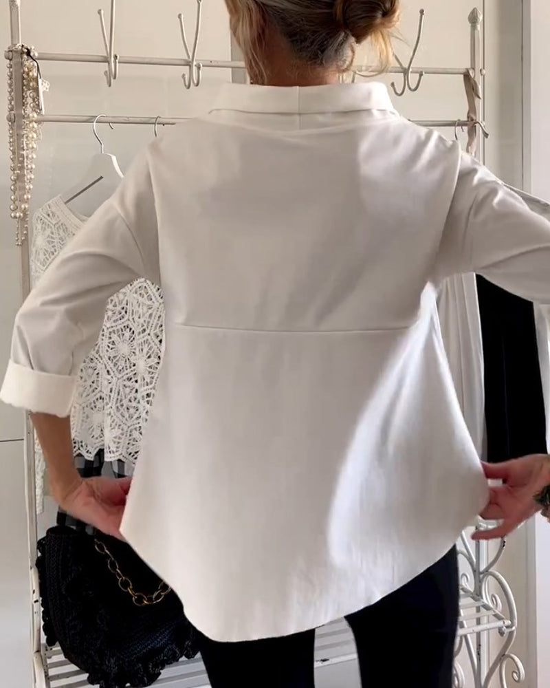 Elowen | Comfortable 3/4 Sleeve Blouse