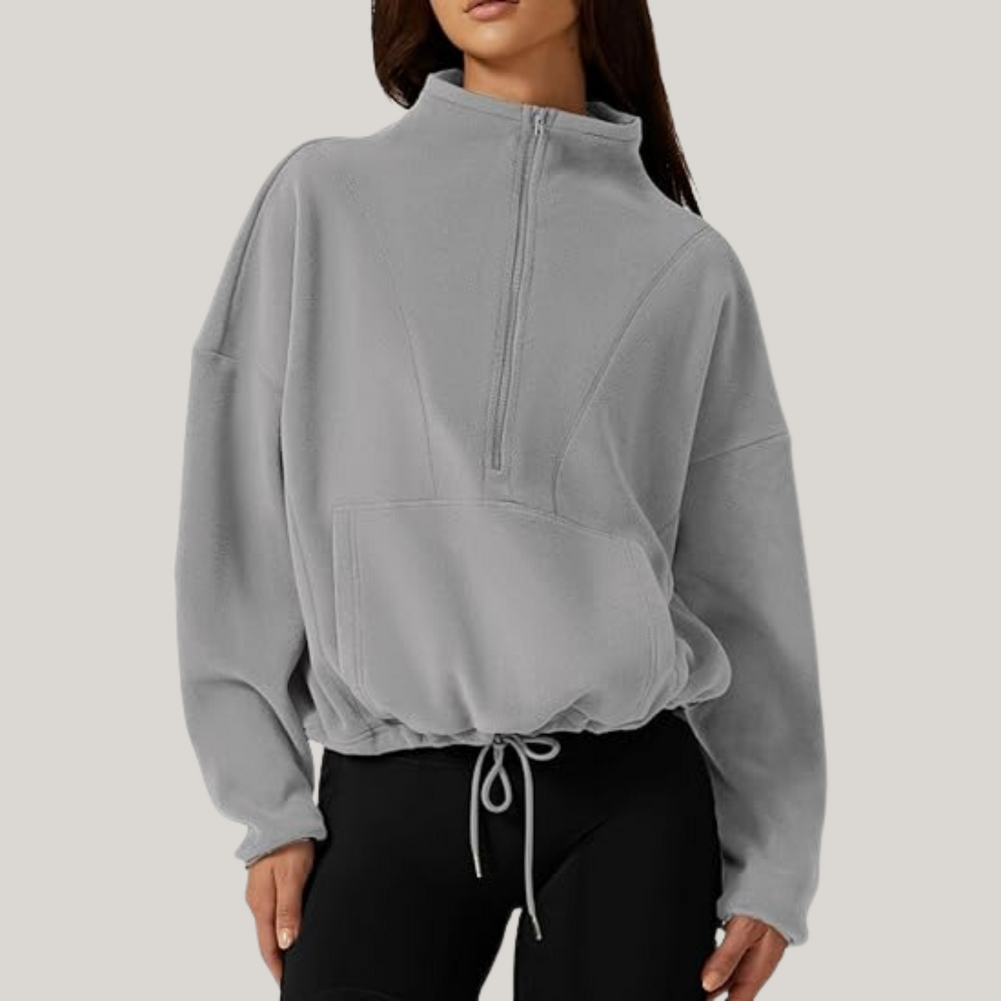 RITA I FLEECE-PULLOVER MIT REISSVERSCHLUSS