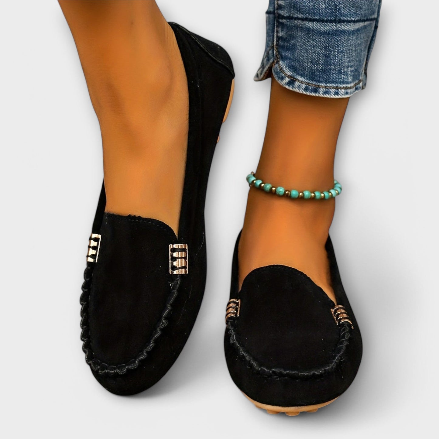 Sabrina | Premium Stoff Mokassin