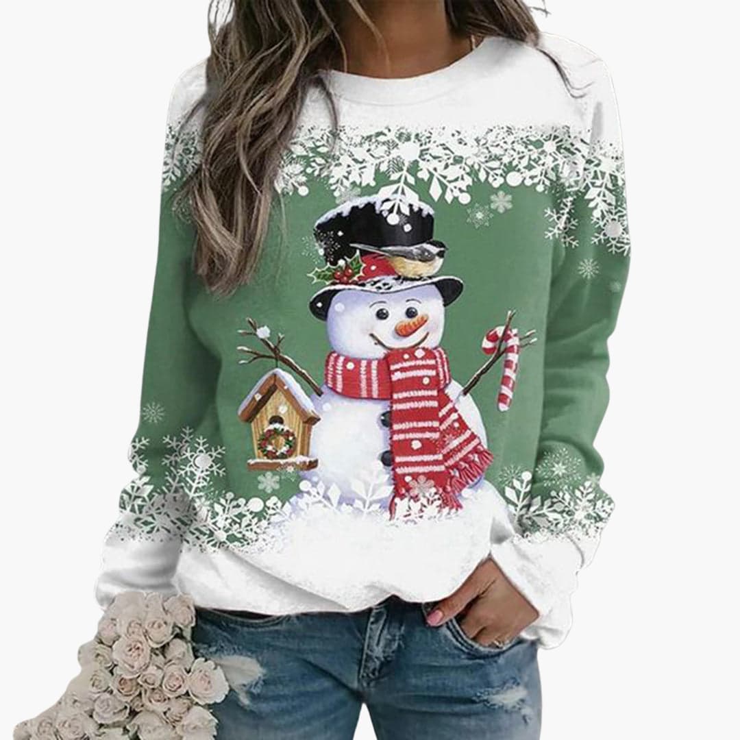 ZINA I PULLOVER MIT WEIHNACHTSMOTIV