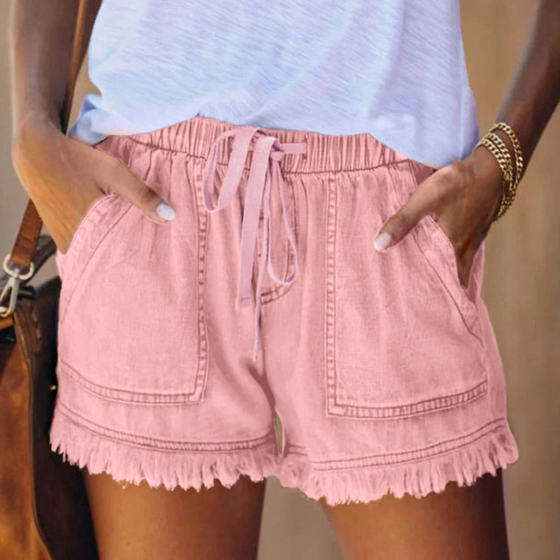 KORDULA I STYLISCHE DENIM KURZHOSE