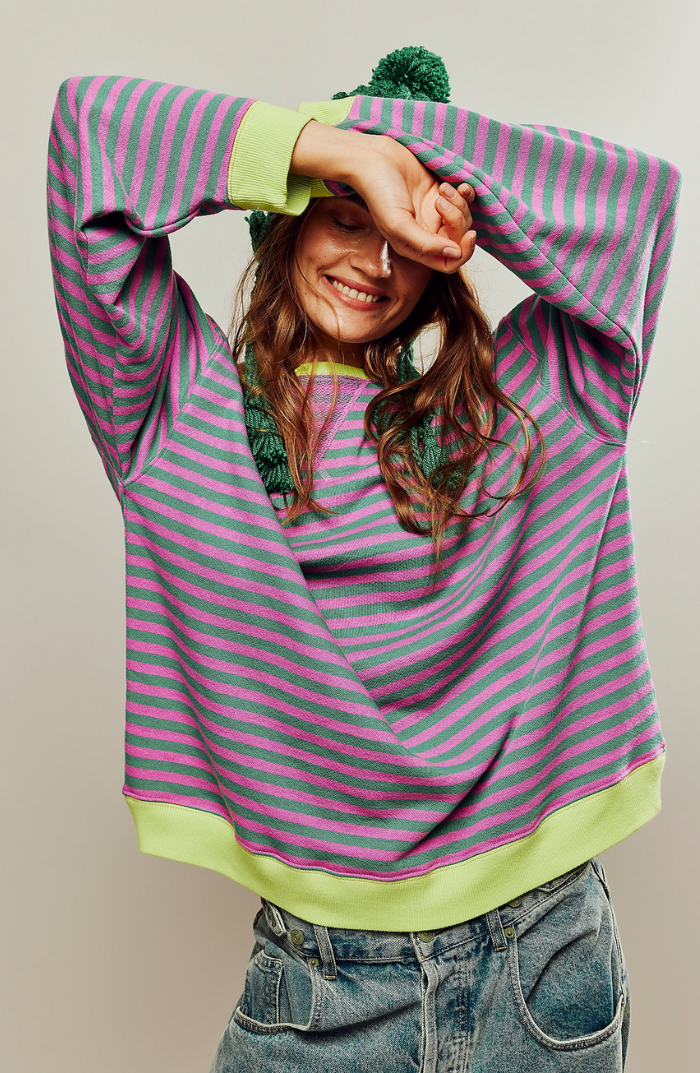 KARLA I GESTREIFTER PULLOVER