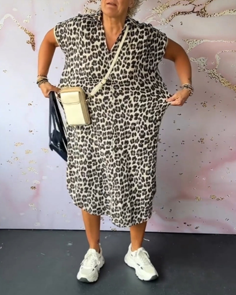 KATJA I KLEID MIT LEOPARDENMUSTER