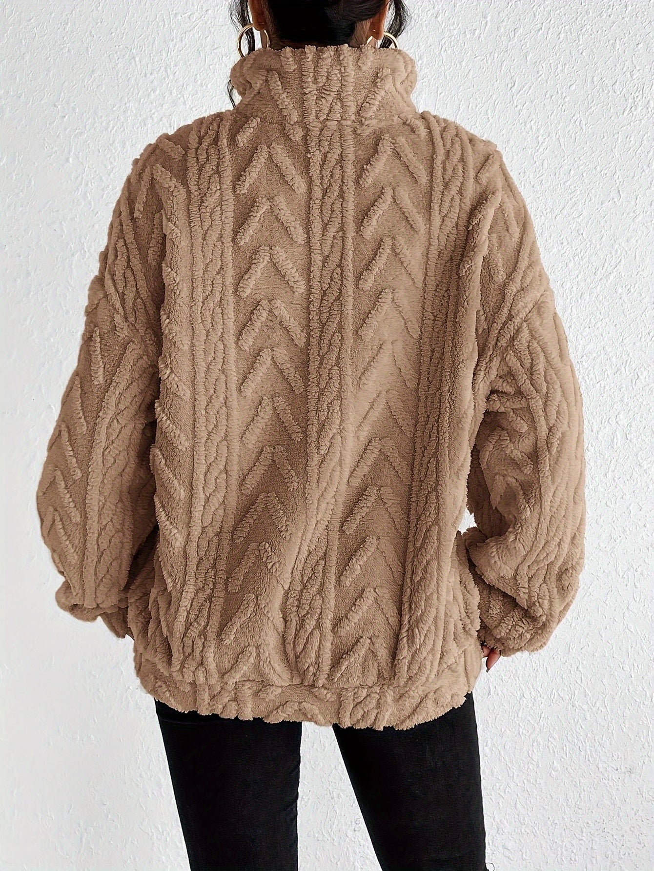 ROSWITHA I FLEECE-STRICKPULLOVER