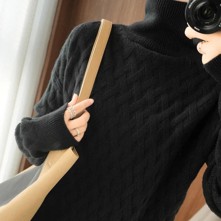 REGINA I ROLLKRAGENPULLOVER