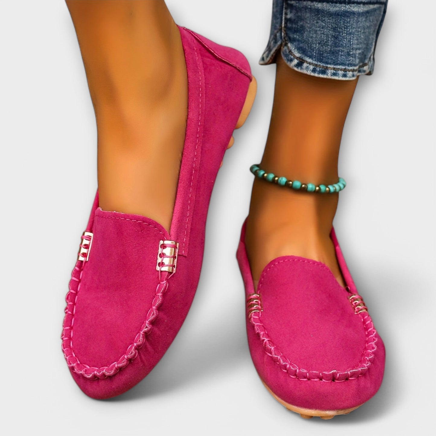 Sabrina | Premium Stoff Mokassin