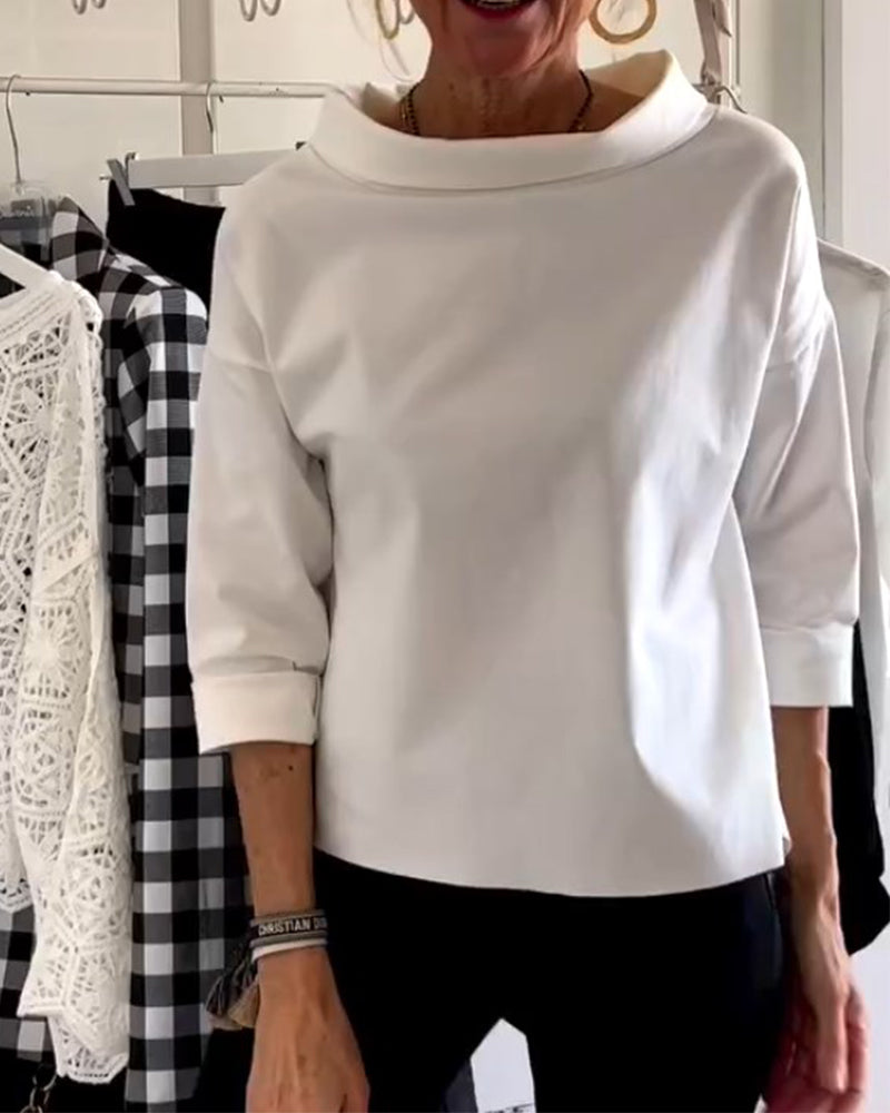 Elowen | Comfortable 3/4 Sleeve Blouse