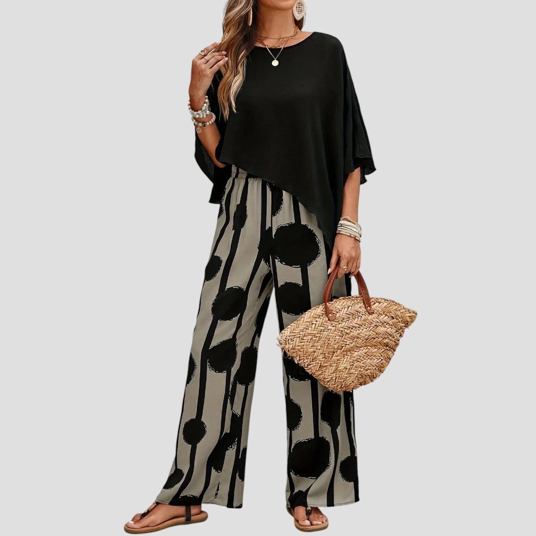 XANDRA I ELEGANTES OBERTEIL UND HOSE SET