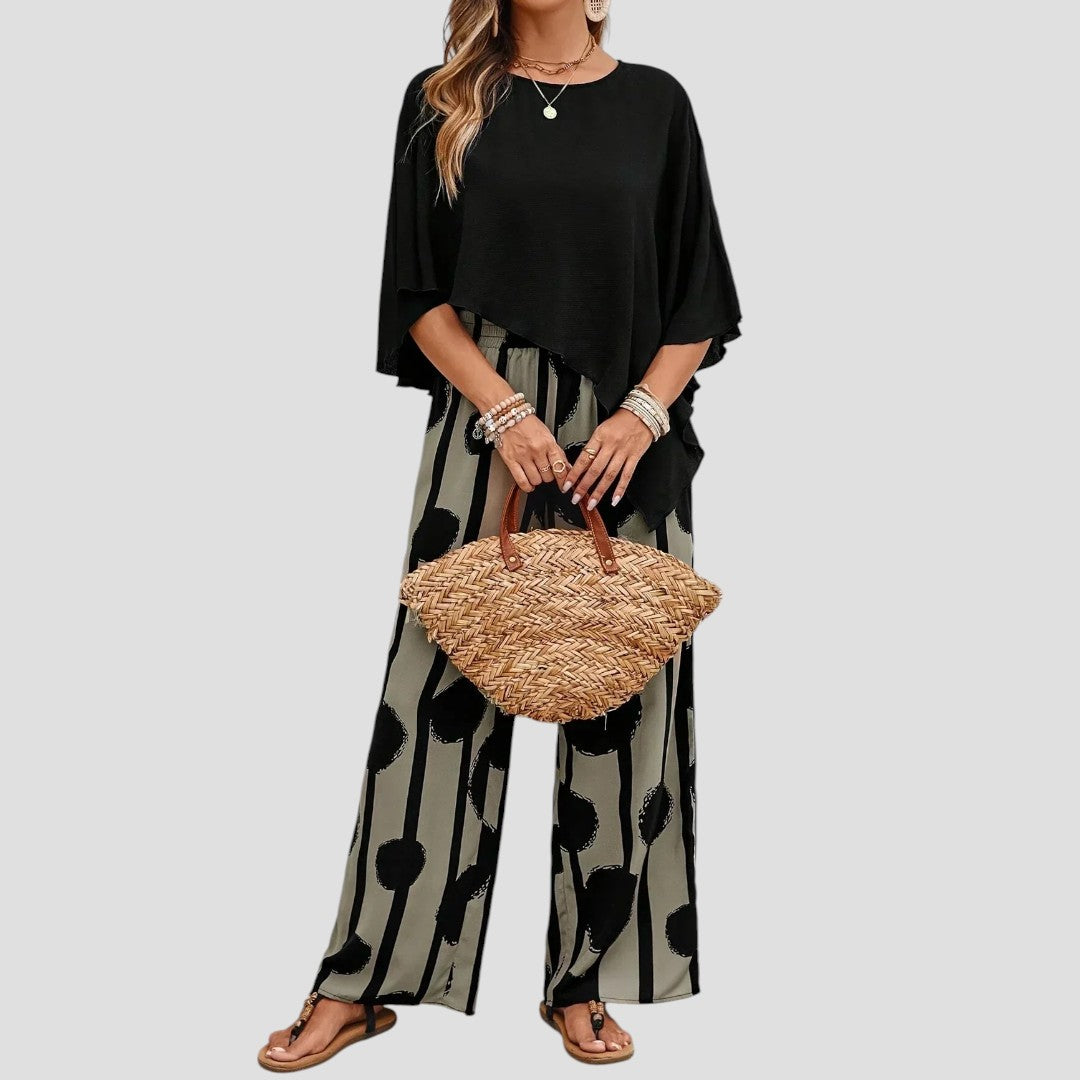 XANDRA I ELEGANTES OBERTEIL UND HOSE SET