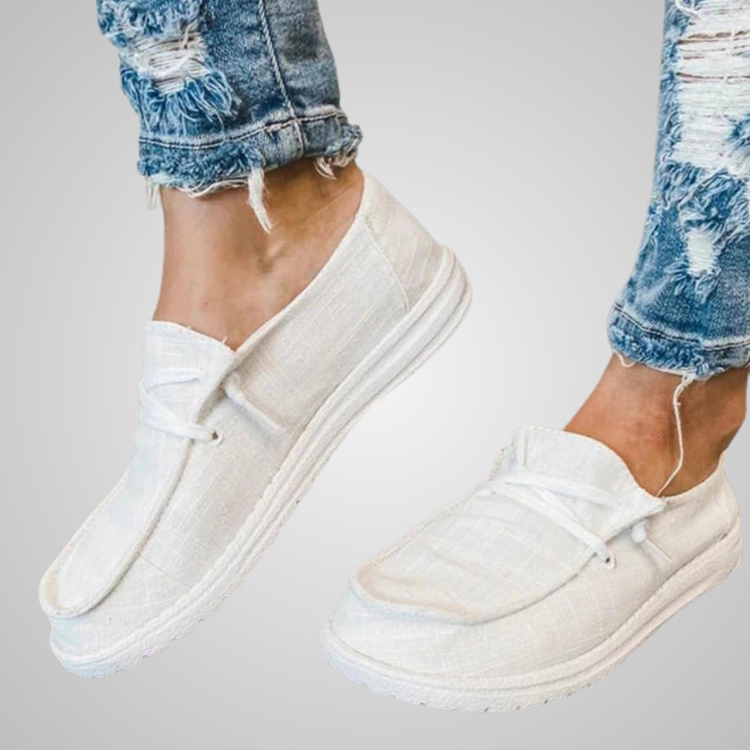 Katy | Sommer Loafer aus Canvas