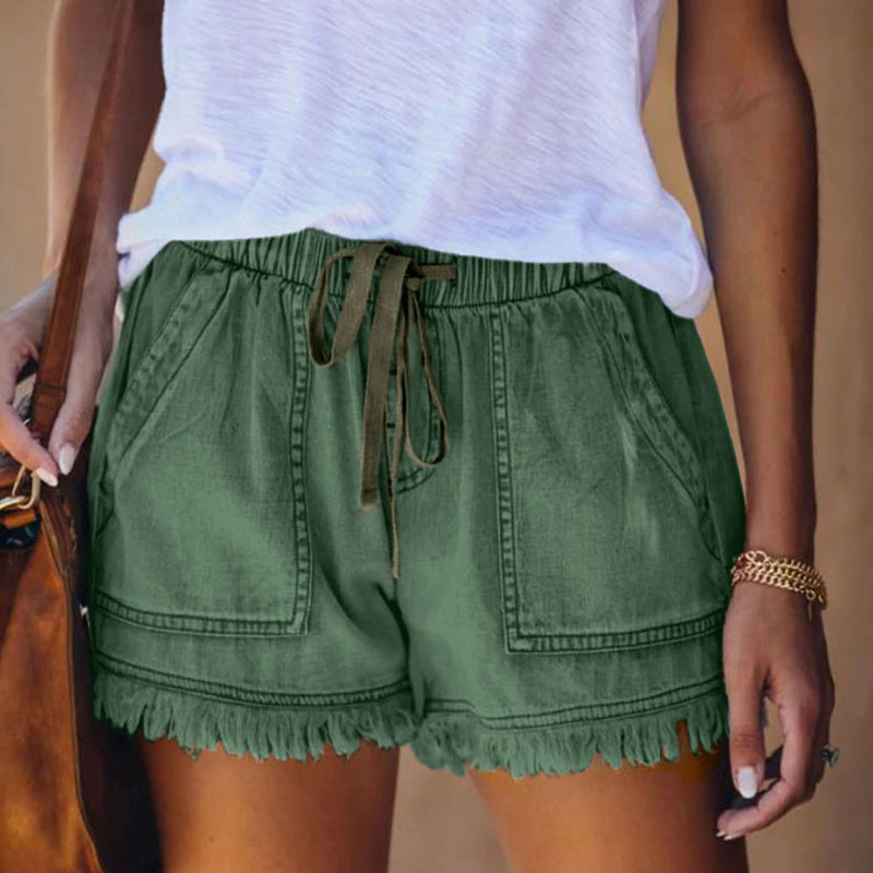 KORDULA I STYLISCHE DENIM KURZHOSE