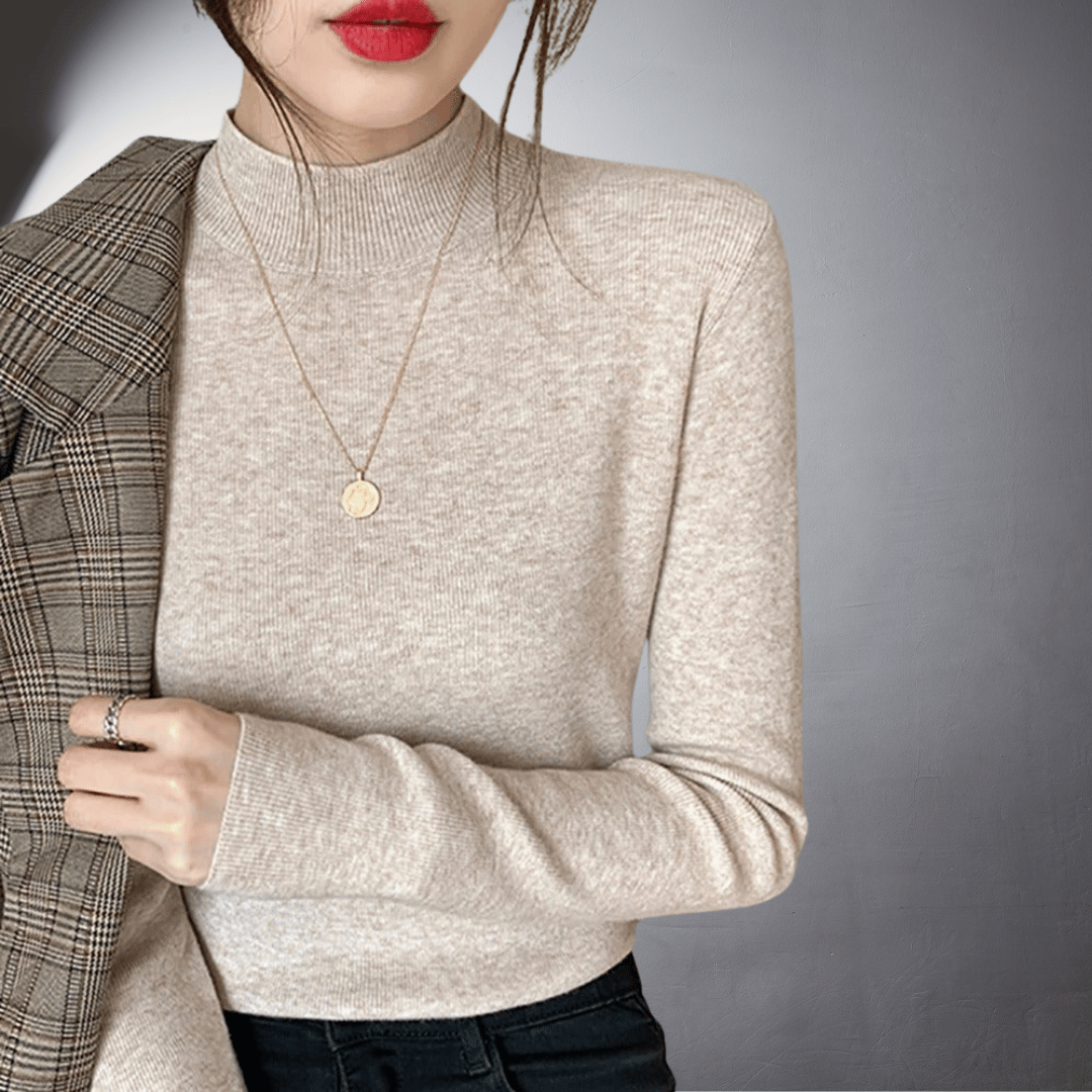 HANNELIESE I KLASSISCHER ROLLKRAGENPULLOVER