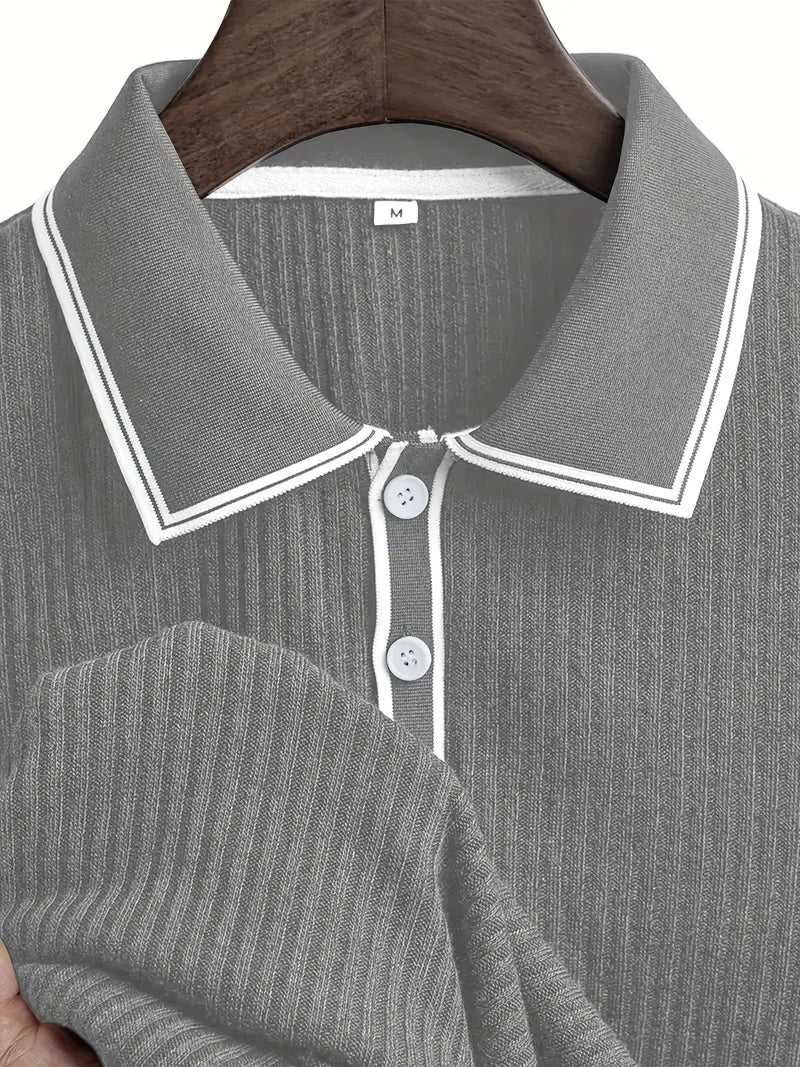 SEBASTIAN I STRUKTURIERTES POLOSHIRT