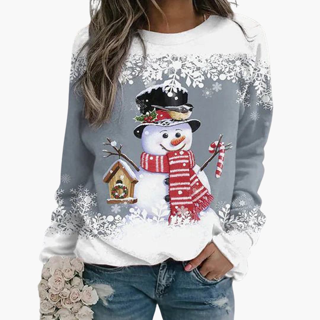 ZINA I PULLOVER MIT WEIHNACHTSMOTIV