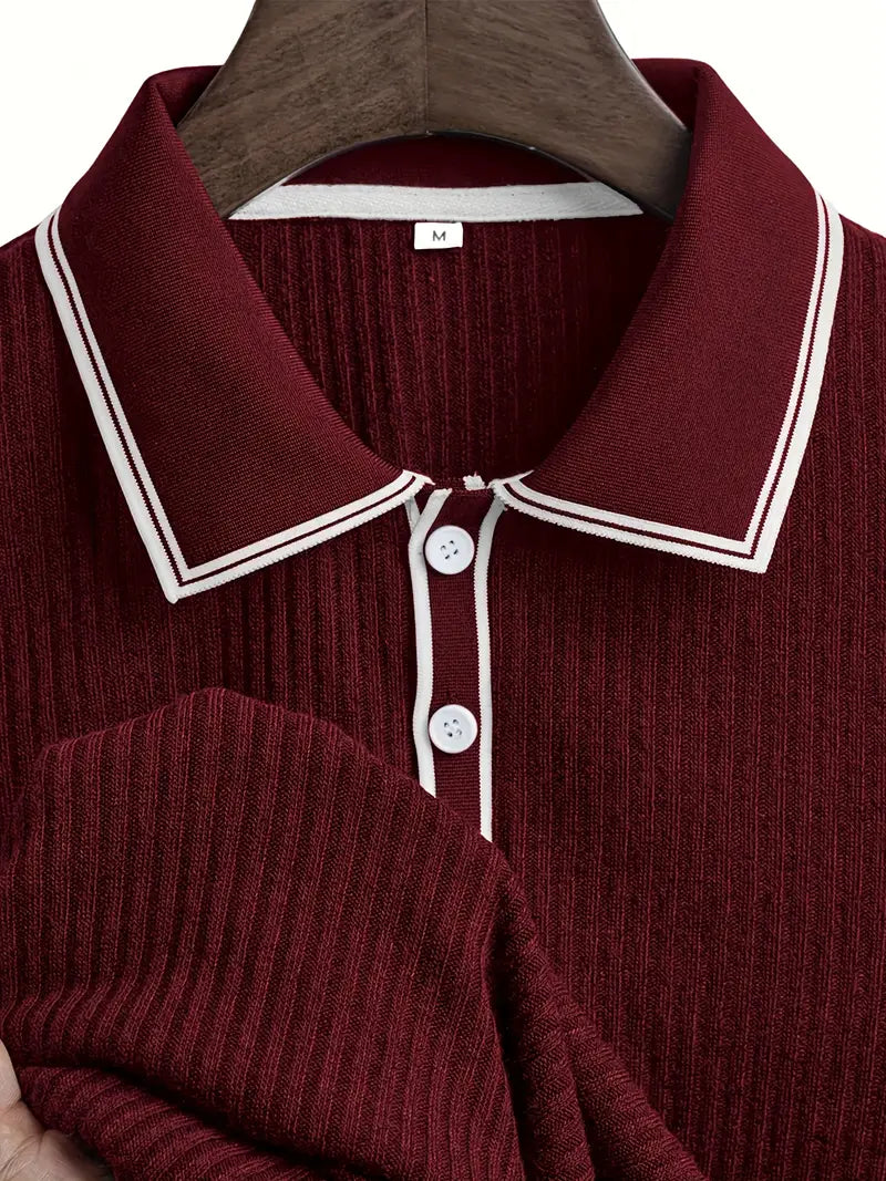 SEBASTIAN I STRUKTURIERTES POLOSHIRT