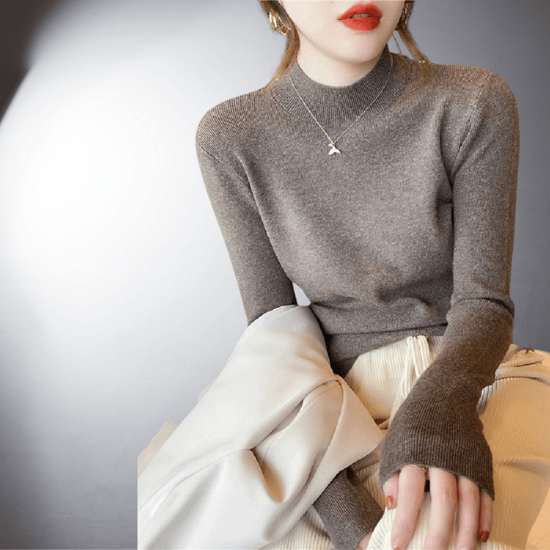 HANNELIESE I KLASSISCHER ROLLKRAGENPULLOVER