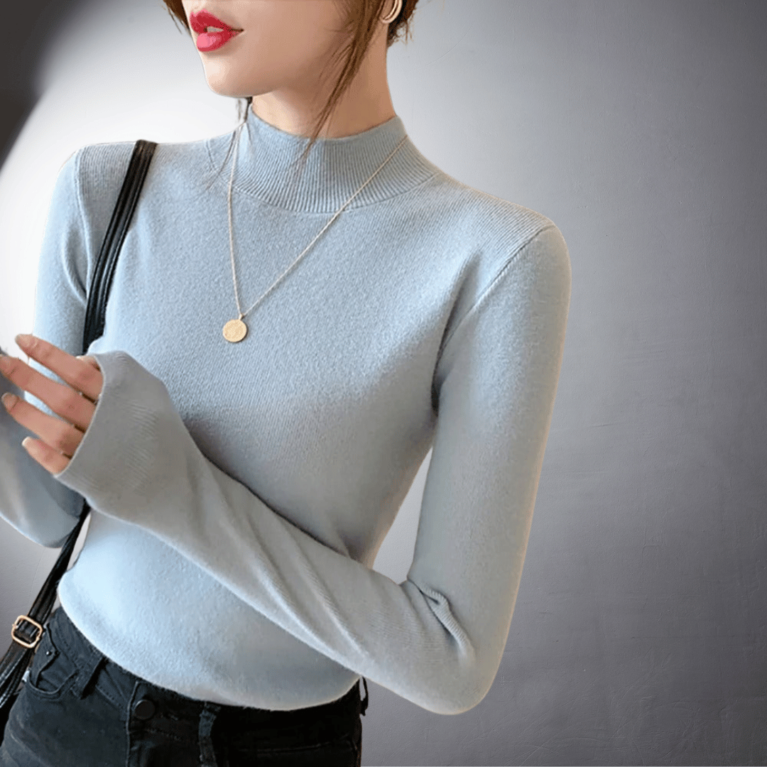 HANNELIESE I KLASSISCHER ROLLKRAGENPULLOVER