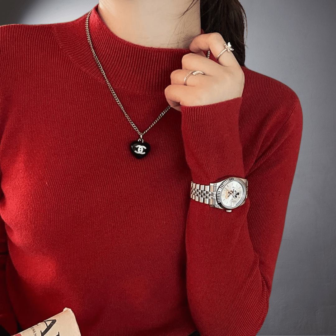 HANNELIESE I KLASSISCHER ROLLKRAGENPULLOVER