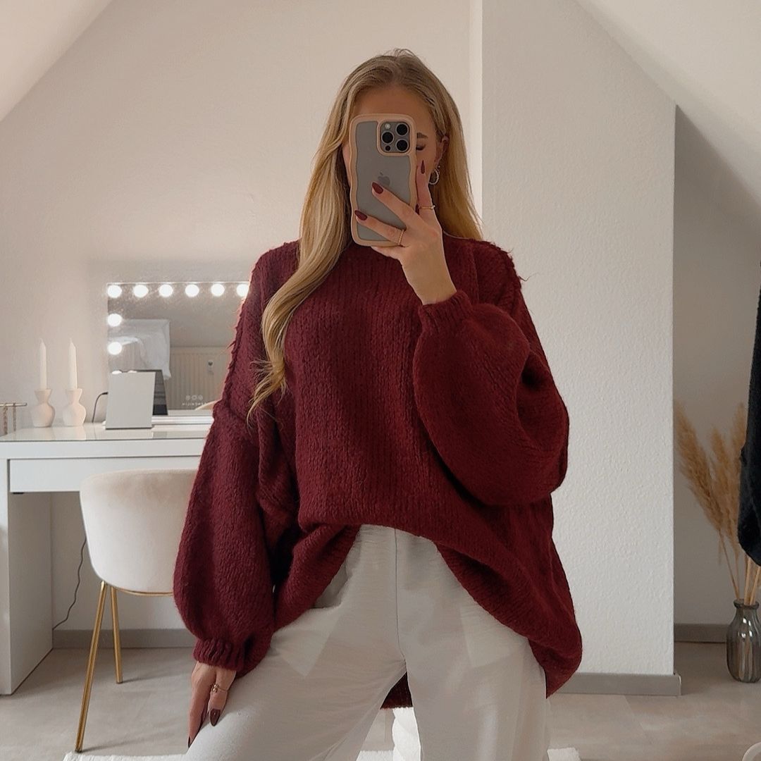NORA I ÜBERGRÖßER STRICKPULLOVER
