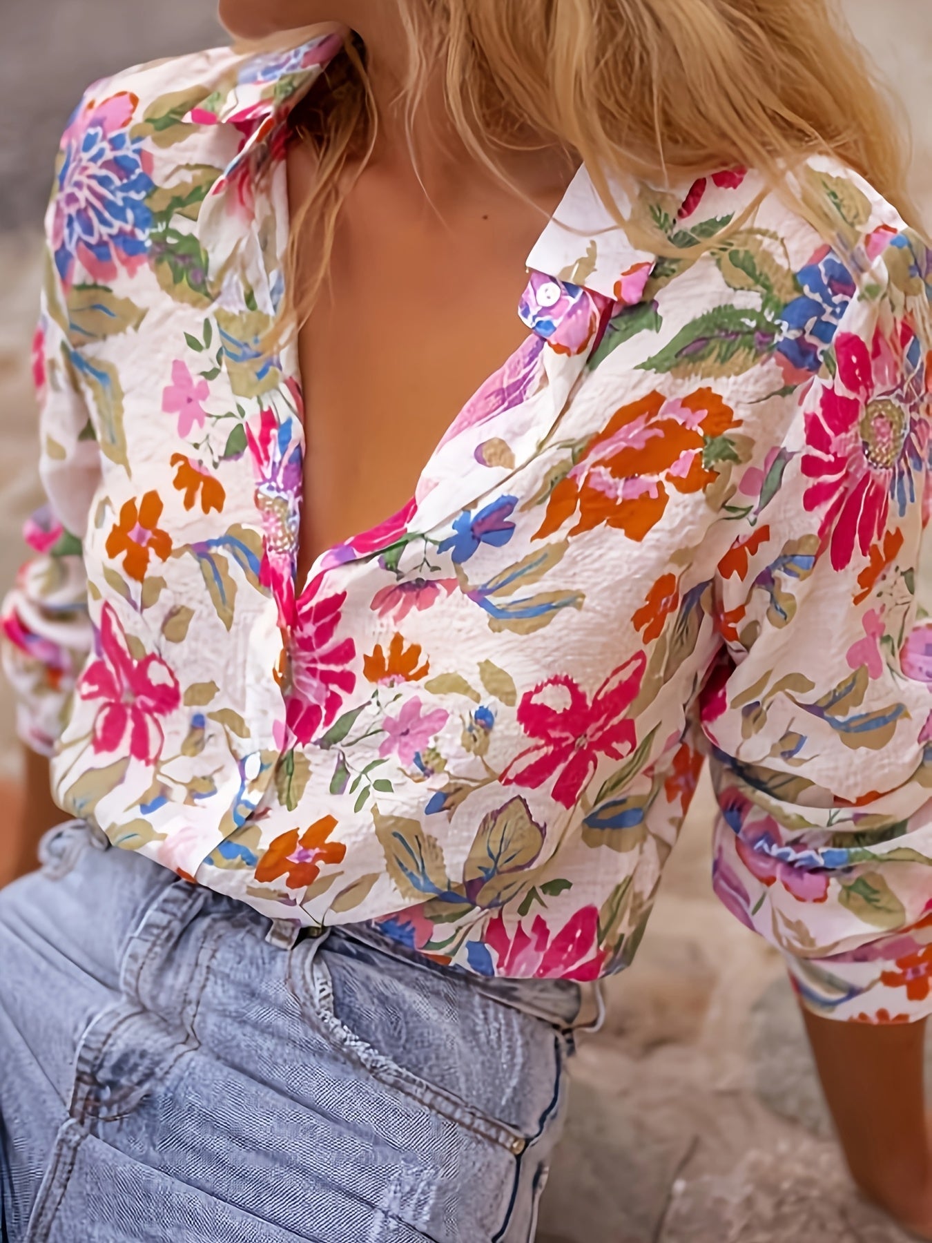 GODILIND I KLASSISCHE BLUMENBLUSE