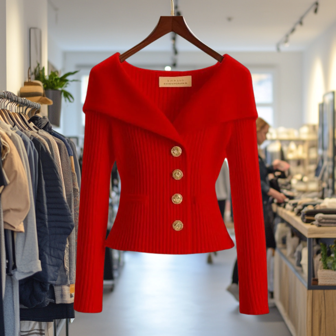 DETELIND I LUXURIÖSE STRICKJACKE