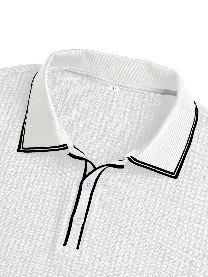 SEBASTIAN I STRUKTURIERTES POLOSHIRT