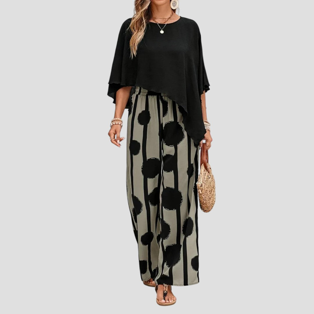 XANDRA I ELEGANTES OBERTEIL UND HOSE SET