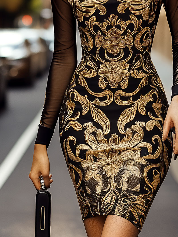 FABIENNE I ELEGANTES BODYCON-KLEID