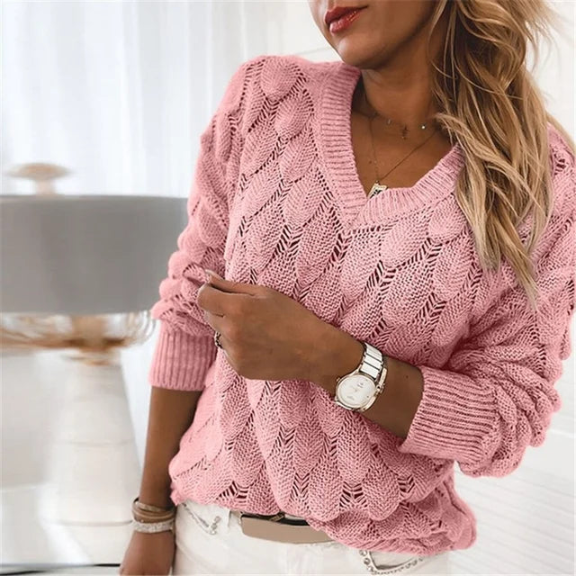 BELINDA I PULLOVER MIT V-AUSSCHNITT