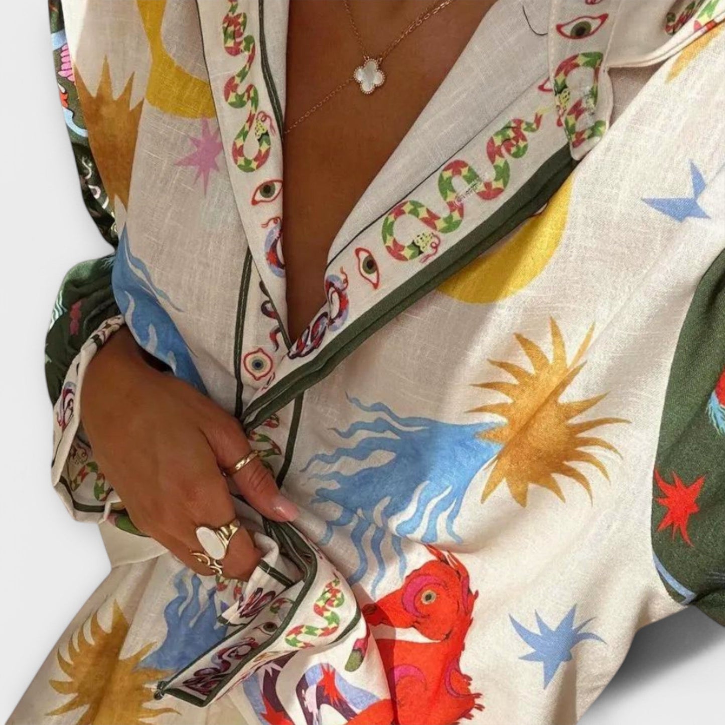 MECHTHILDIS I BEDRUCKTES OUTFIT-SET