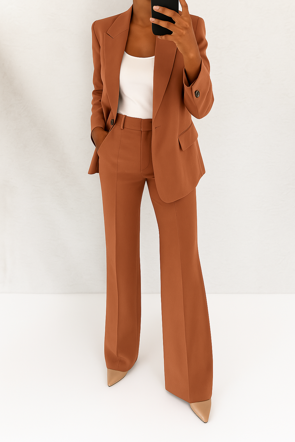 JULIANNA I STILVOLLES BLAZER- UND HOSEN-SET