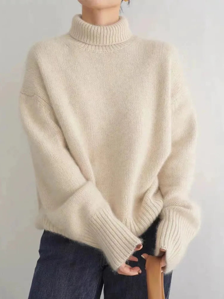 ISARINA I ELEGANTER ROLLKRAGENPULLOVER